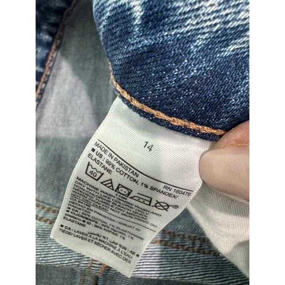 Old Navy O.G. Straight High-Rise Jeans Size 14 - Picture 6 of 6